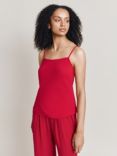 Ghost Holly Cami Top, Chilli Red
