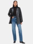 Whistles Petite Straight Leg Full Length Jeans, Denim, Denim