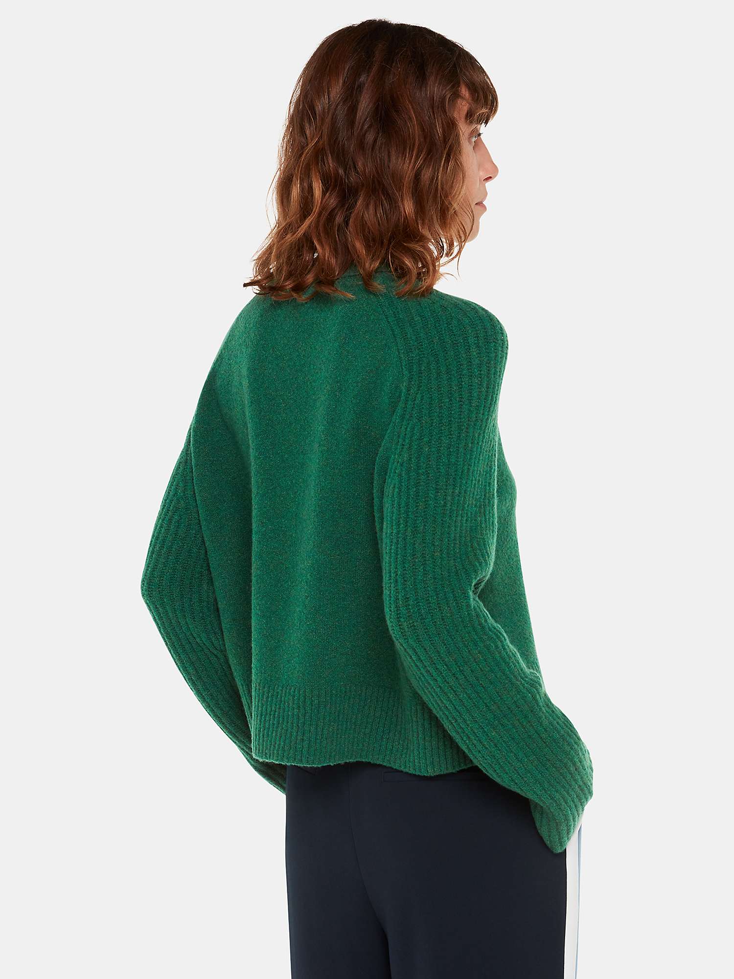 Buy Whistles Anna Wool Blend Crew Neck Jumper Online at johnlewis.com