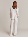 Ghost Imogen Palazzo Trousers, Ivory