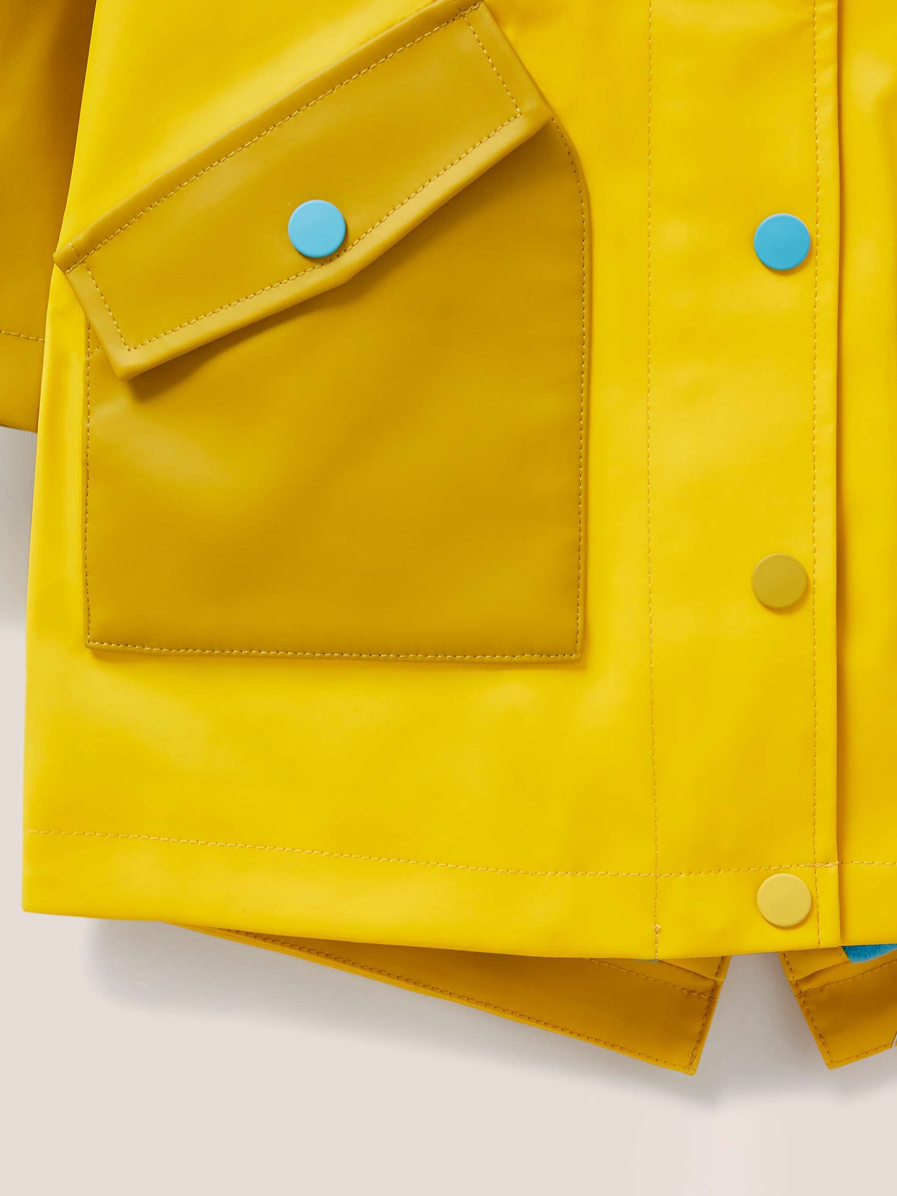 Buy White Stuff Kids' Rain Mac, Yellow/Multi Online at johnlewis.com