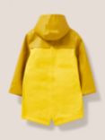White Stuff Kids' Rain Mac, Yellow/Multi, Yellow/Multi