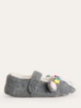 Mini Boden Kids' Novelty Guinea Pig Slippers, Grey/Multi