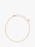 HUSH Lyra Mini Discs Choker Necklace, Gold