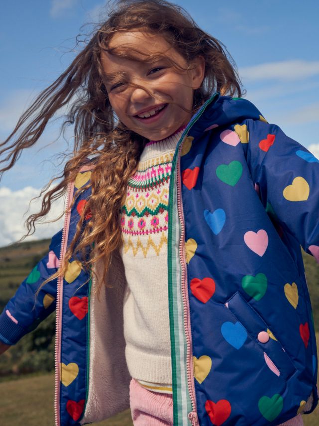 Boden blue sherpa lined on sale anorak