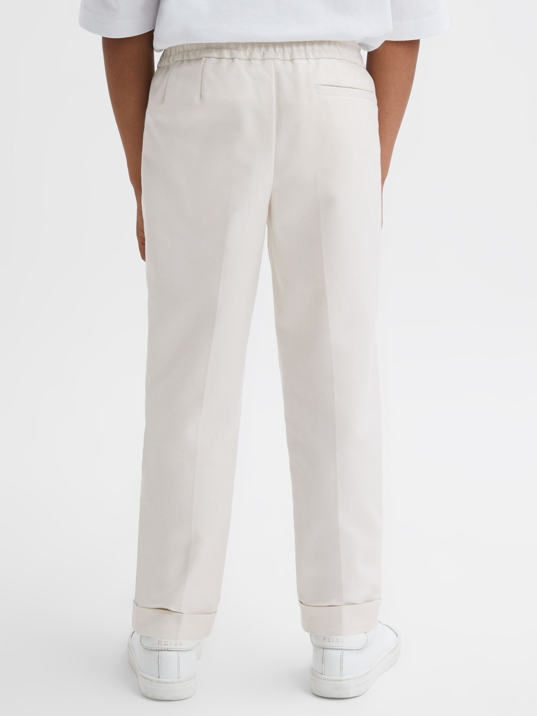 Buy Reiss Kids' Brighton Pleat Front Relaxed Trousers Online at johnlewis.com