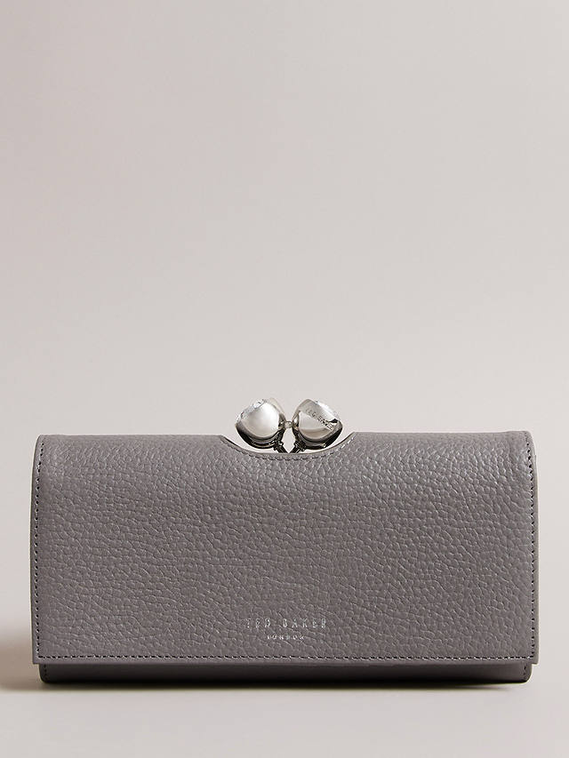 Ted Baker Rosyela Grained Leather Purse, Grey