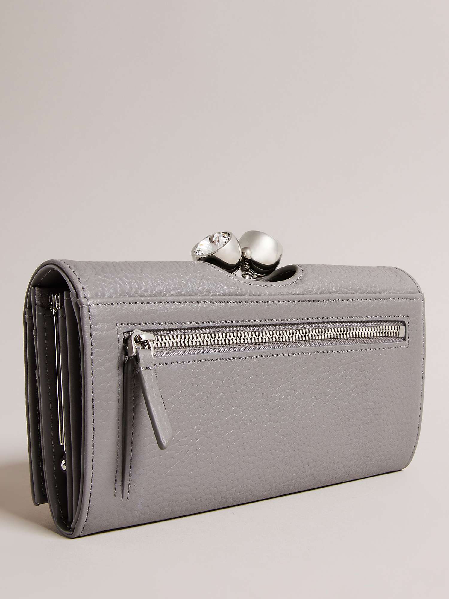 Buy Ted Baker Rosyela Grained Leather Purse Online at johnlewis.com