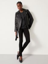 mint velvet faux leather leggings, Black - hardy - Depop