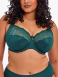 Elomi Morgan Underwired Banded Bra, Deep Teal