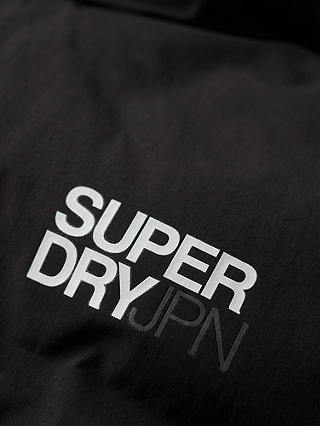Superdry Hooded Boxy Puffer Jacket, Black