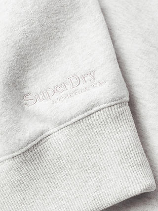 Superdry Essential Logo Relaxed Fit Sweatshirt, Glacier Grey Marl
