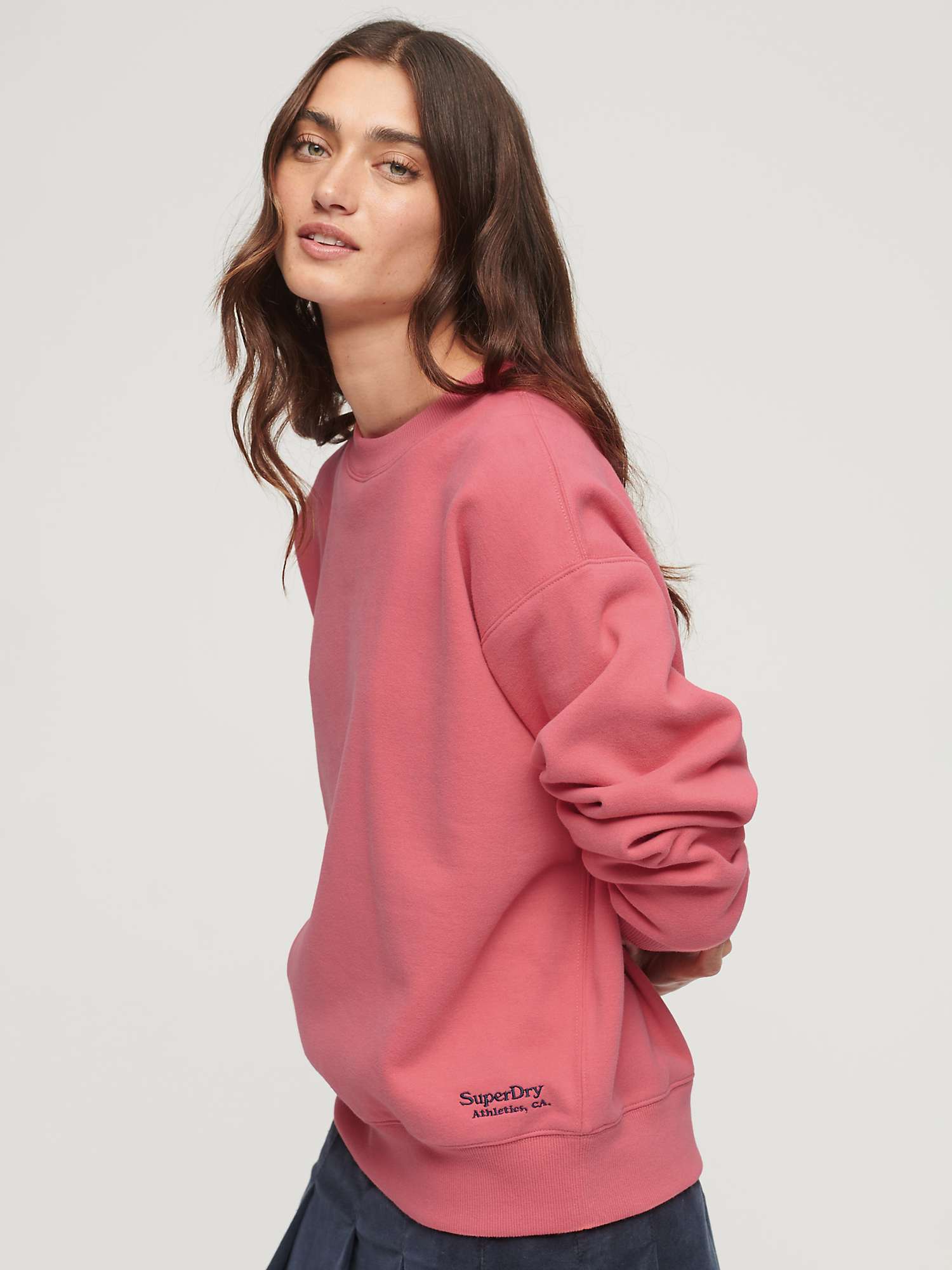 Buy Superdry Essential Logo Relaxed Fit Sweatshirt Online at johnlewis.com