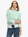 Superdry Essential Logo Relaxed Fit Sweatshirt, Minted Green Marl