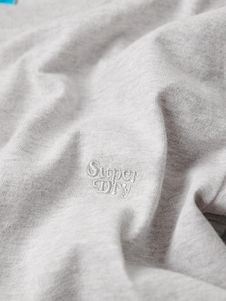 Superdry Essential Logo 90s T-Shirt, Glacier Grey Marl