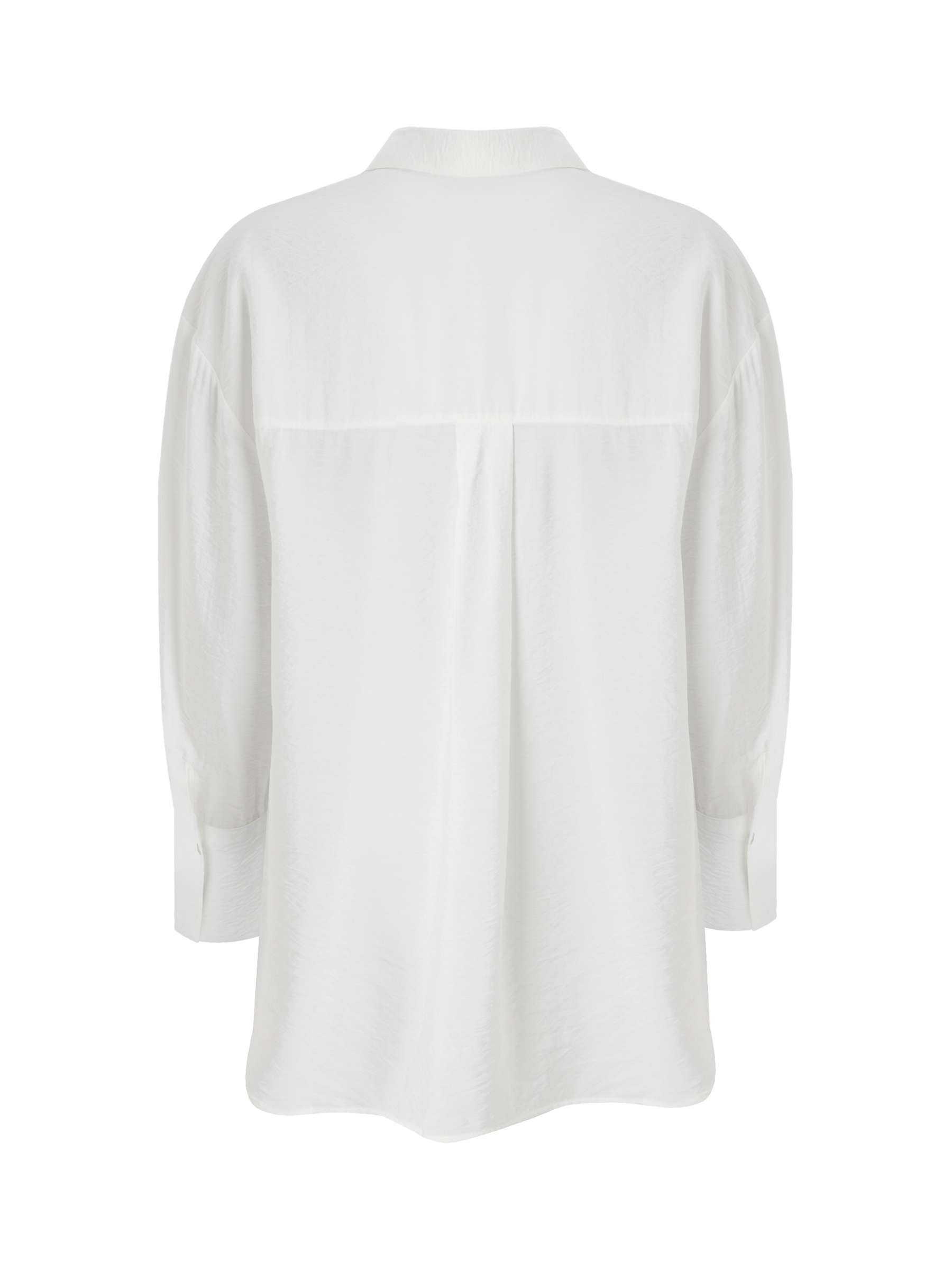 Buy Mint Velvet Longline Shirt, Ivory Online at johnlewis.com