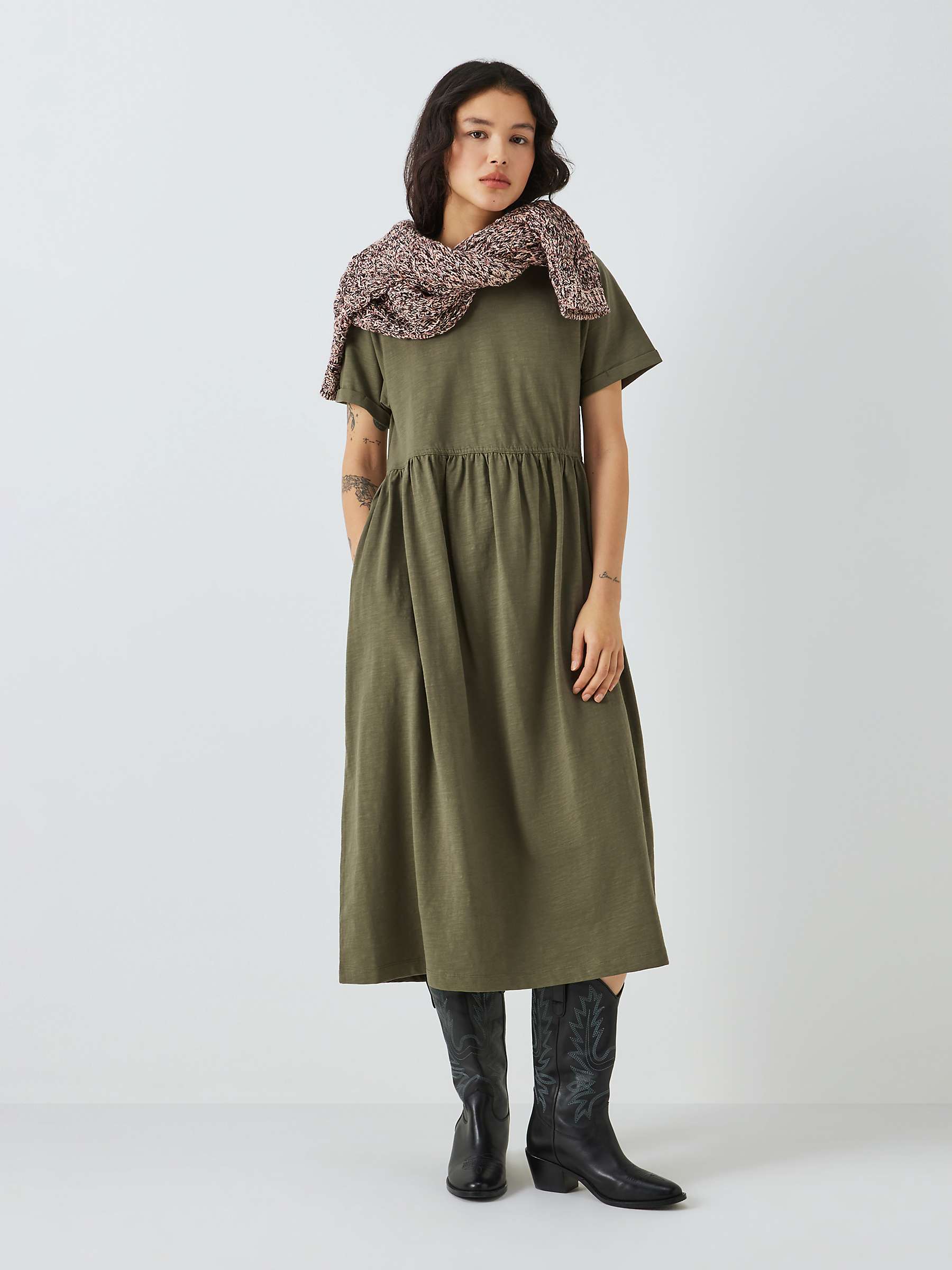 Buy AND/OR Anna Jersey Smock Dress Online at johnlewis.com