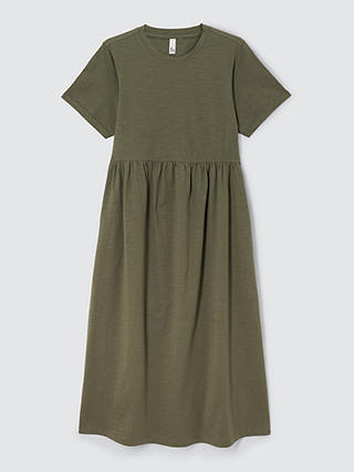 AND/OR Anna Jersey Smock Dress, Khaki