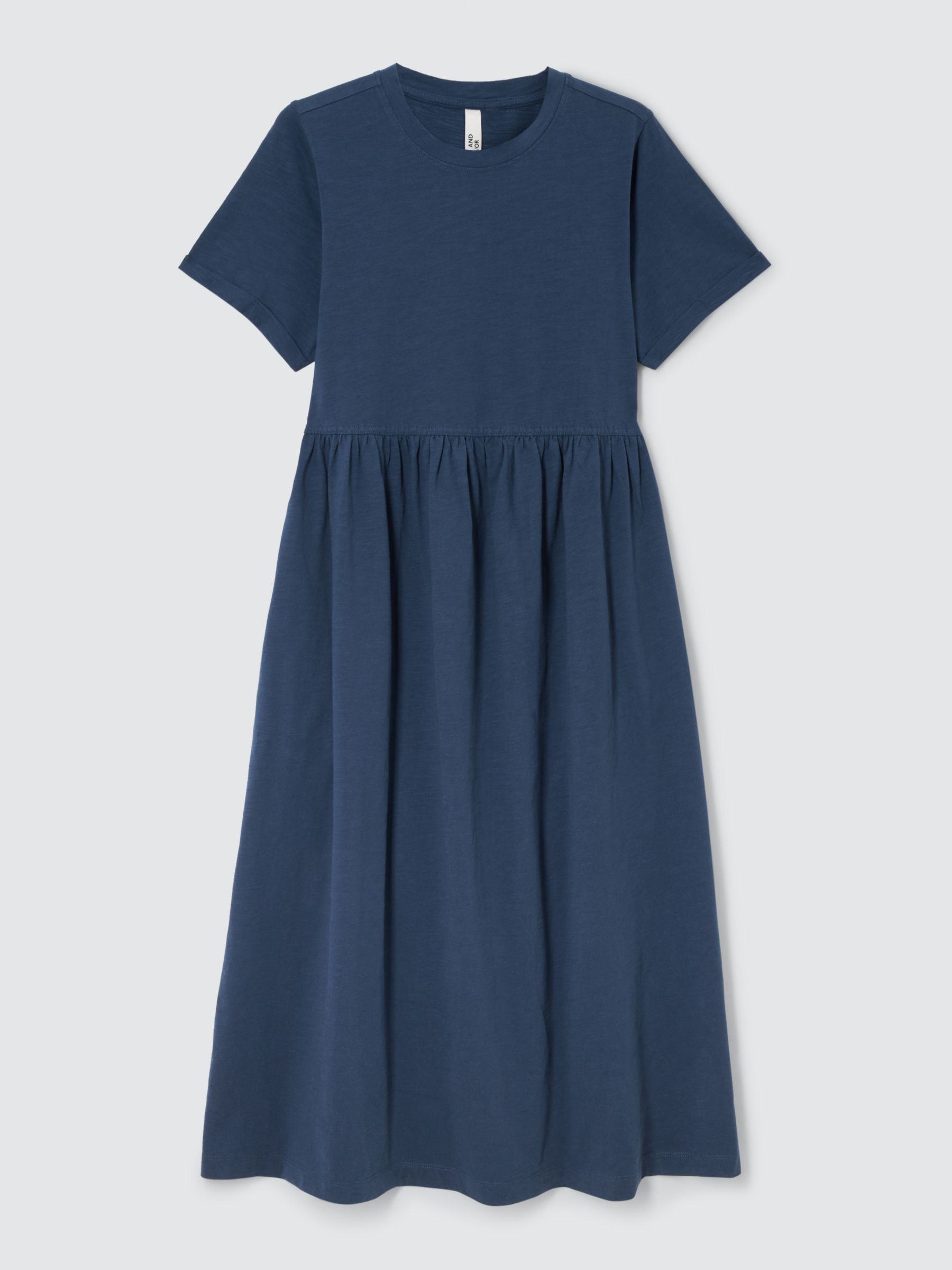 AND/OR Anna Jersey Smock Dress, Denim Blue, 6