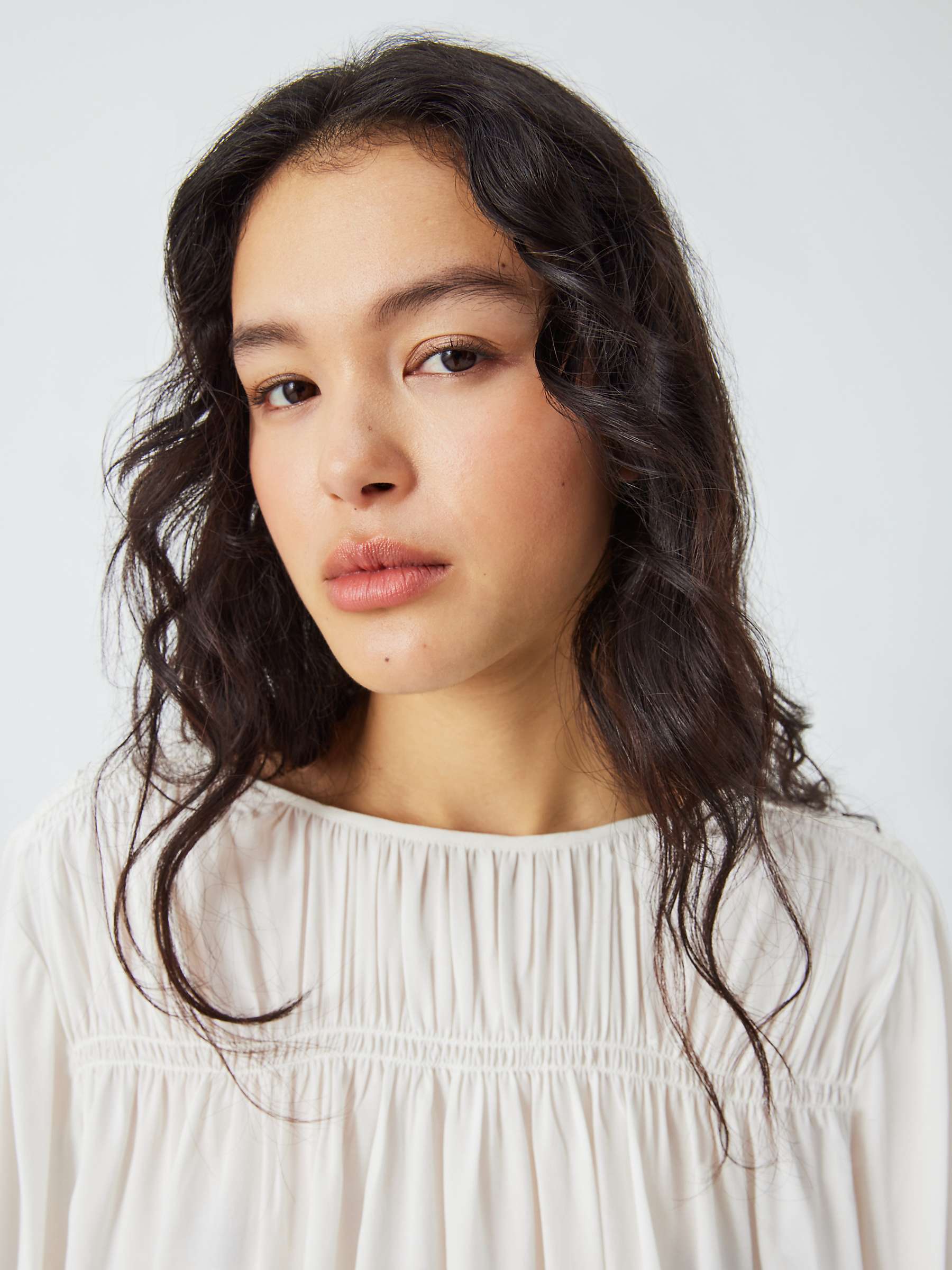 Buy AND/OR Quincy Top, Cream Online at johnlewis.com