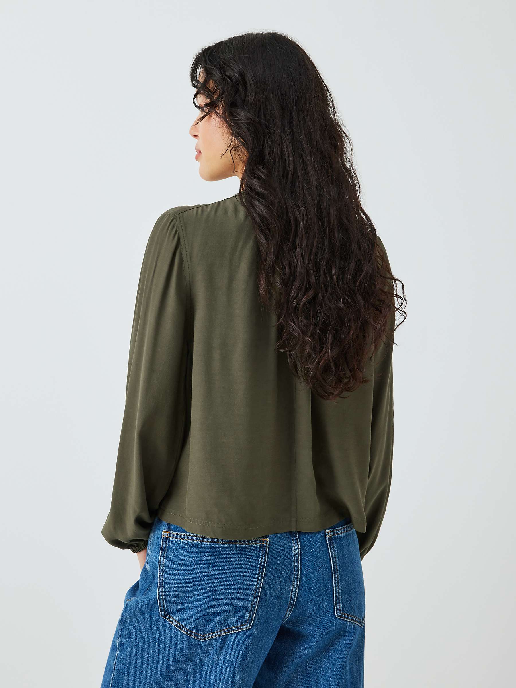 Buy AND/OR Nina Utility Top, Khaki Online at johnlewis.com