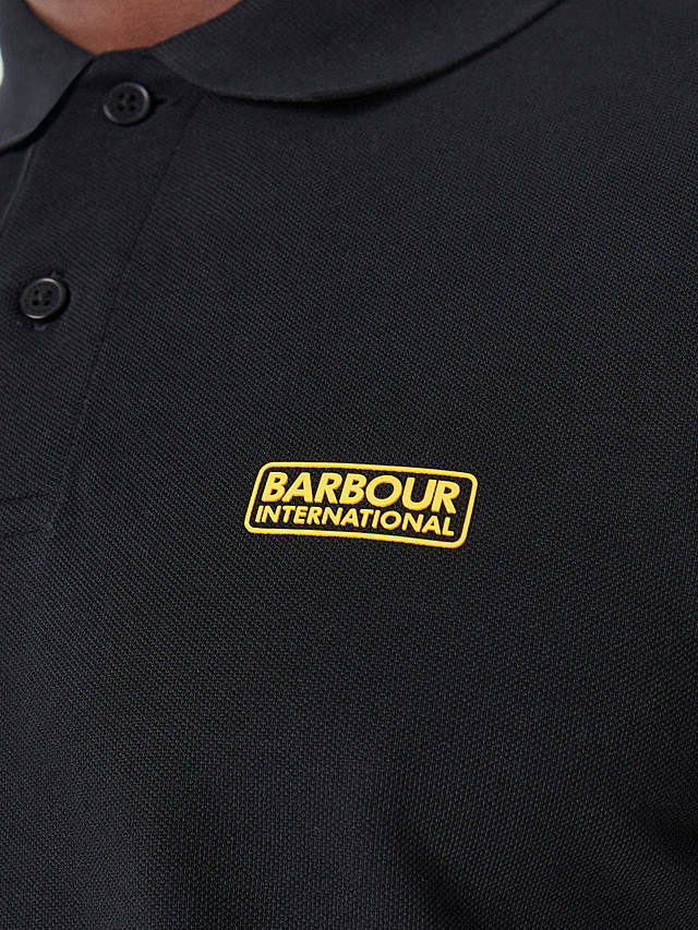 Barbour International Essential Polo Shirt, Black