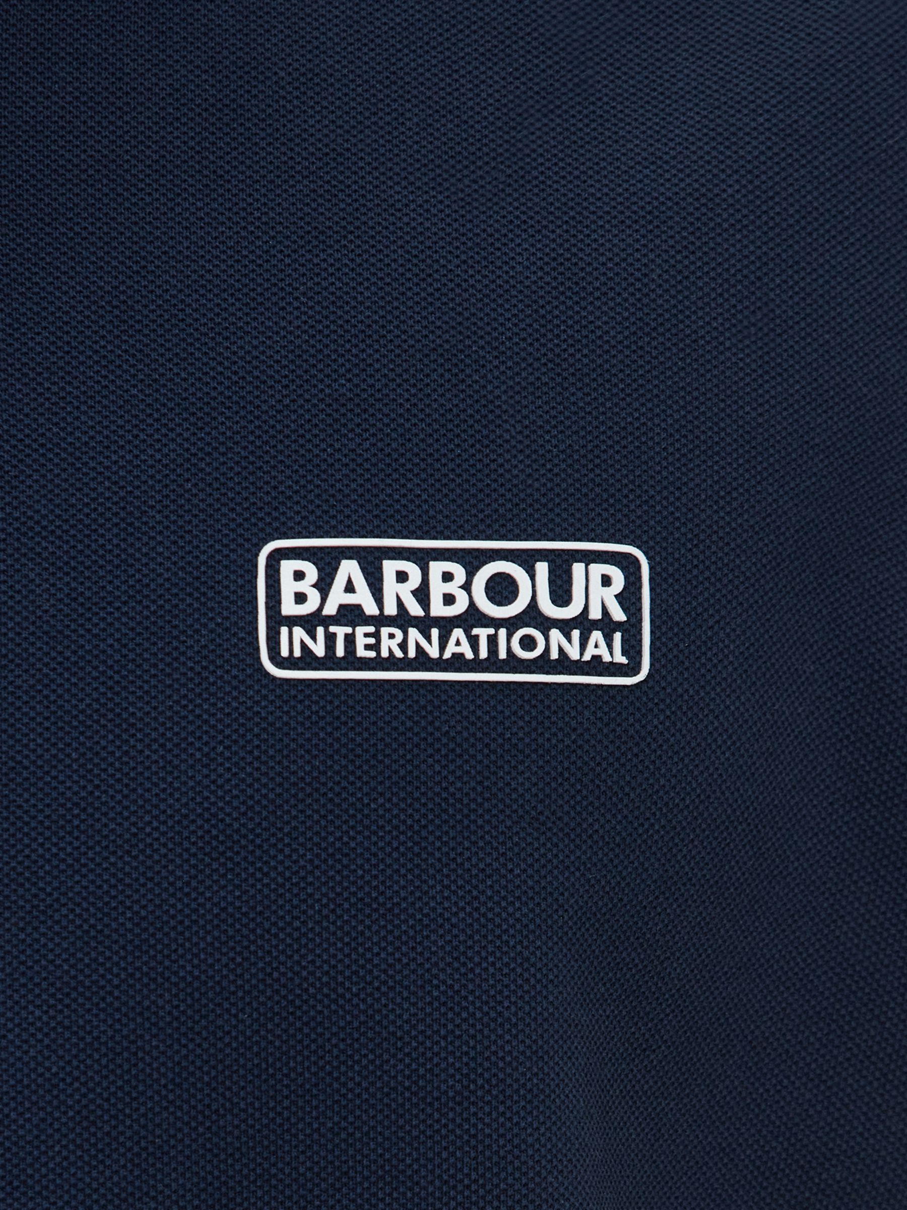 Barbour International Essential Polo Shirt, International Navy at John ...