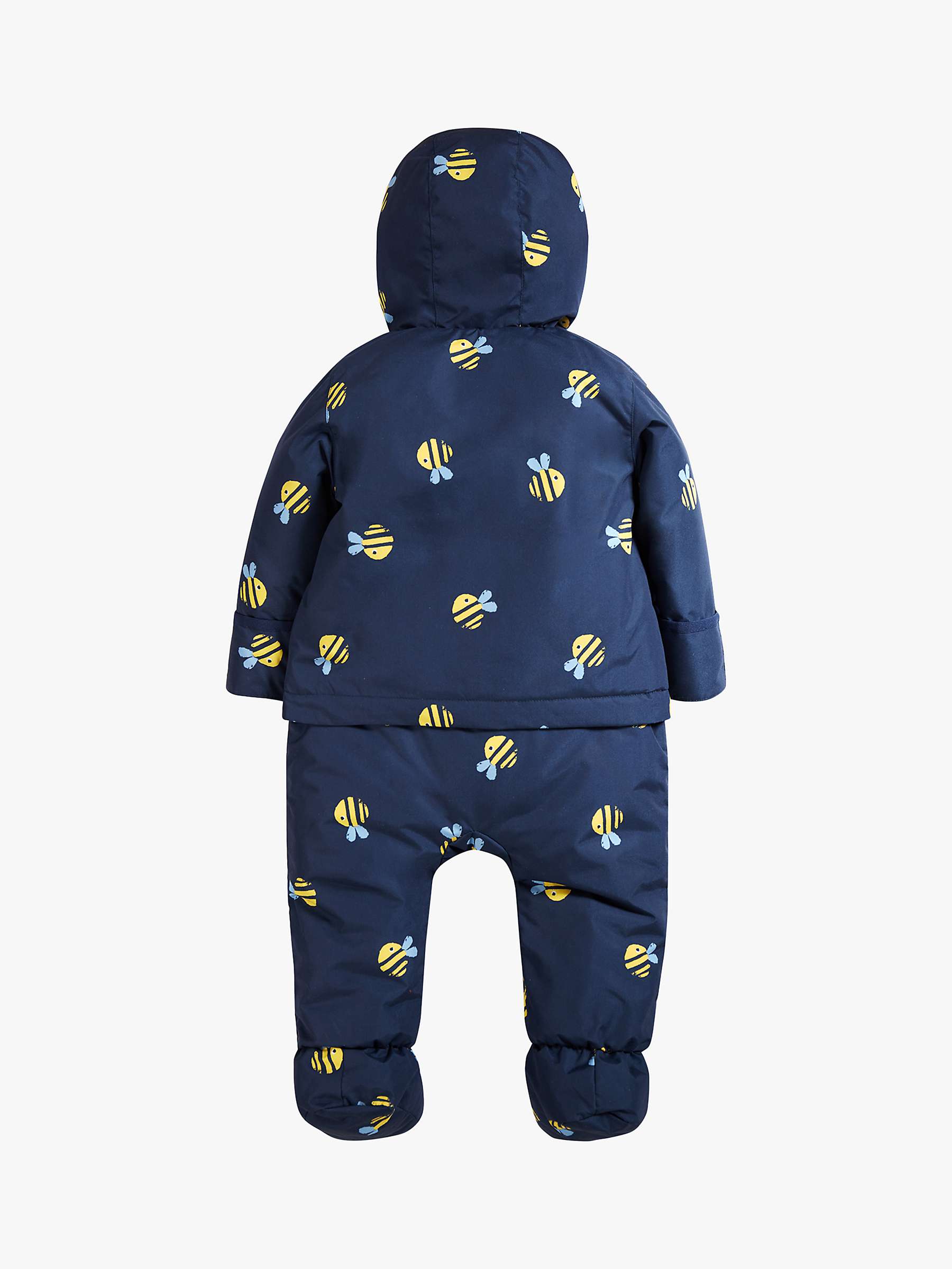 Buy Frugi Baby 2 in 1 Bee Rambler Pram Suit to Coat, Navy/Multi Online at johnlewis.com