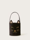Monsoon Kids' Magic Cat Haloween Candy Bucket Bag, Black
