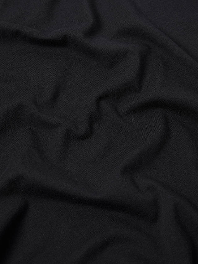 Jigsaw Supima Cotton Long Sleeve T-Shirt, Black