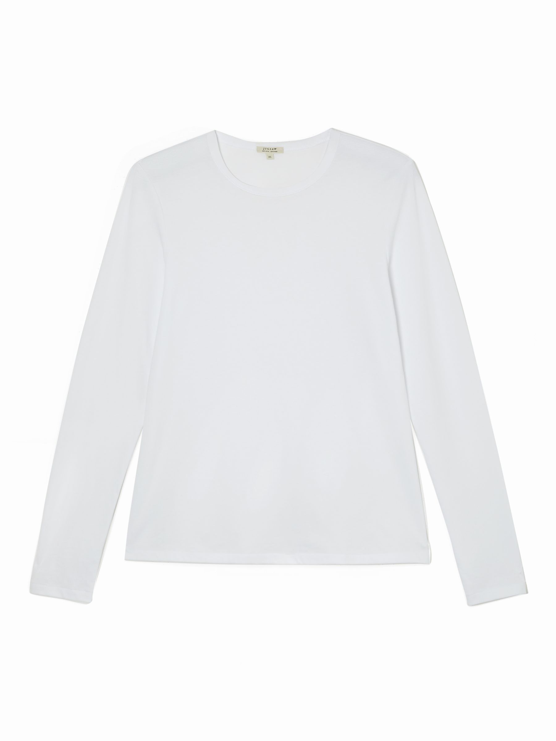 Buy Jigsaw Supima Cotton Long Sleeve T-Shirt Online at johnlewis.com