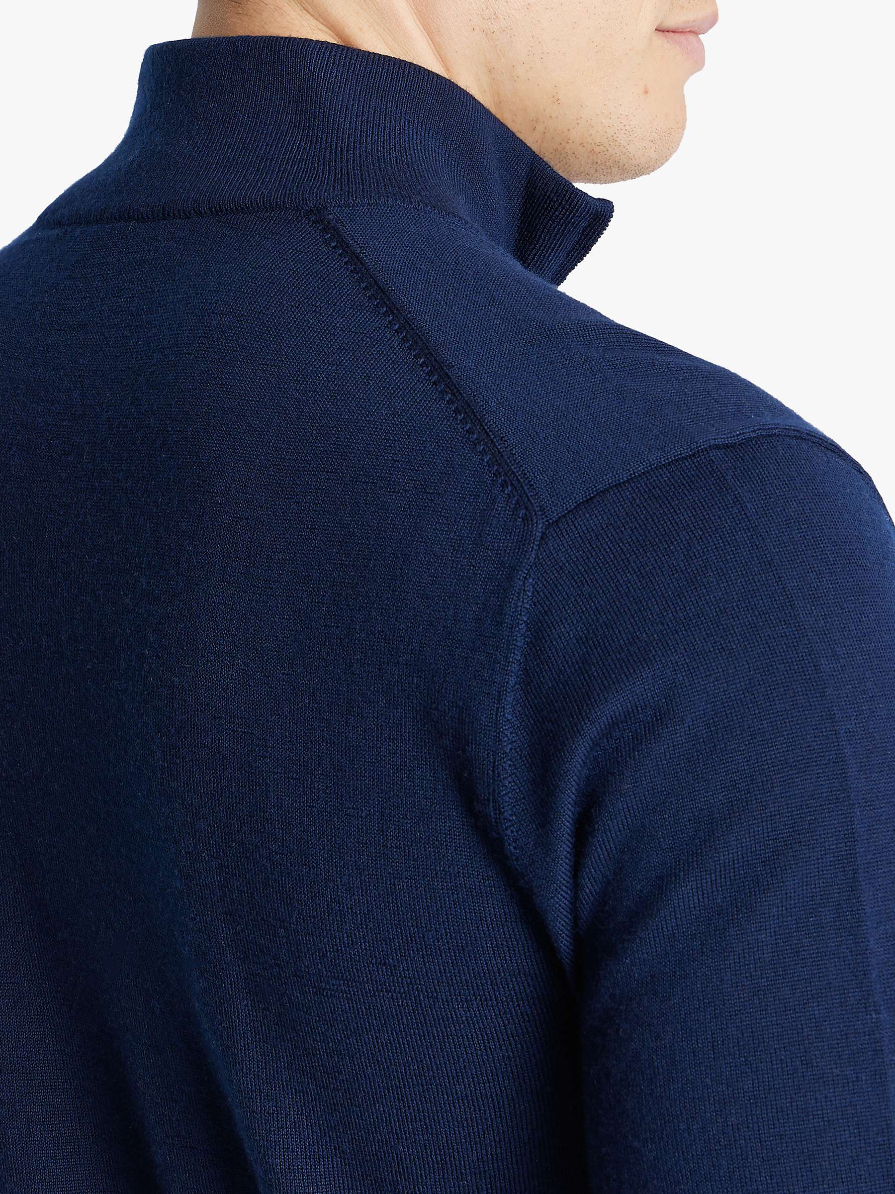 Buy SPOKE Merino Half Zip Straight Jumper Online at johnlewis.com