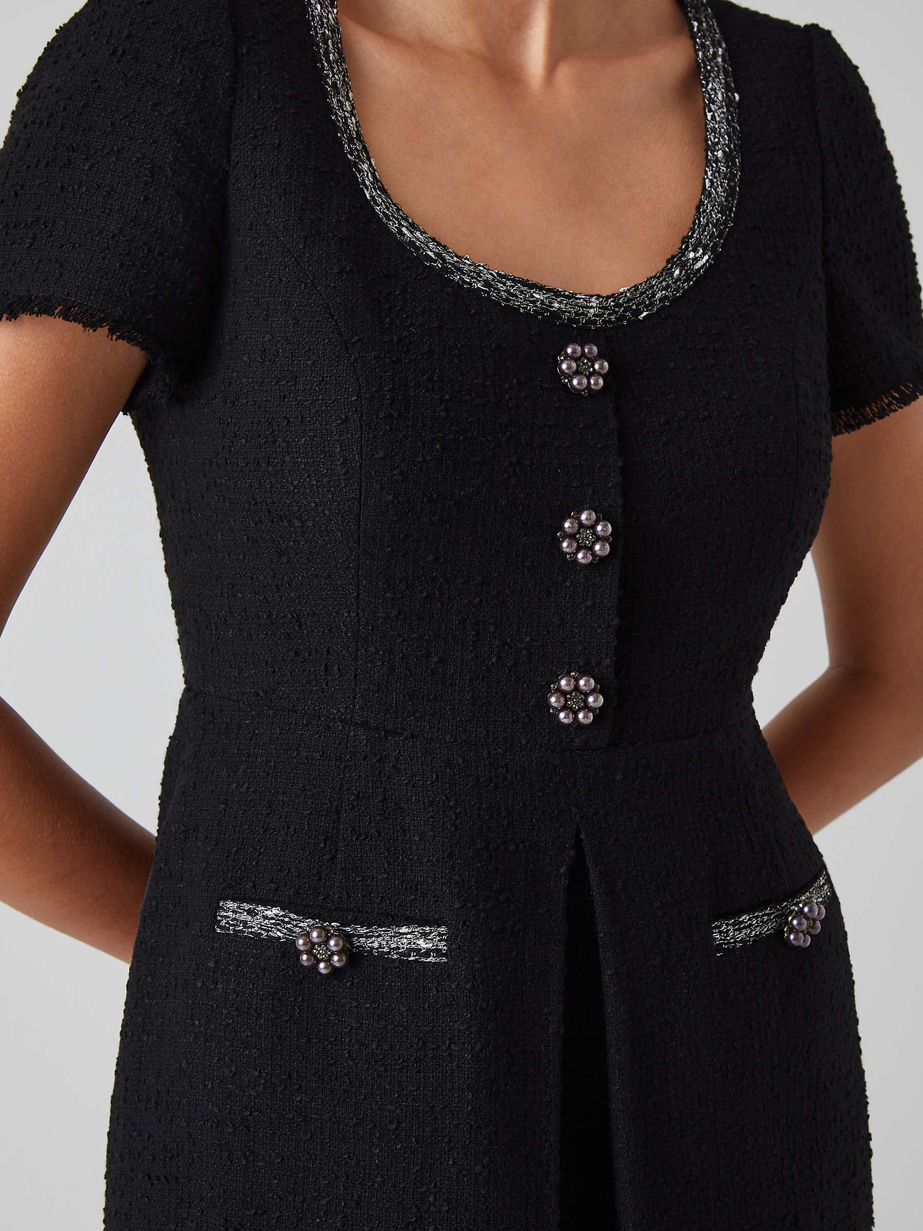 Buy L.K.Bennett Lara Mini Dress, Black Online at johnlewis.com