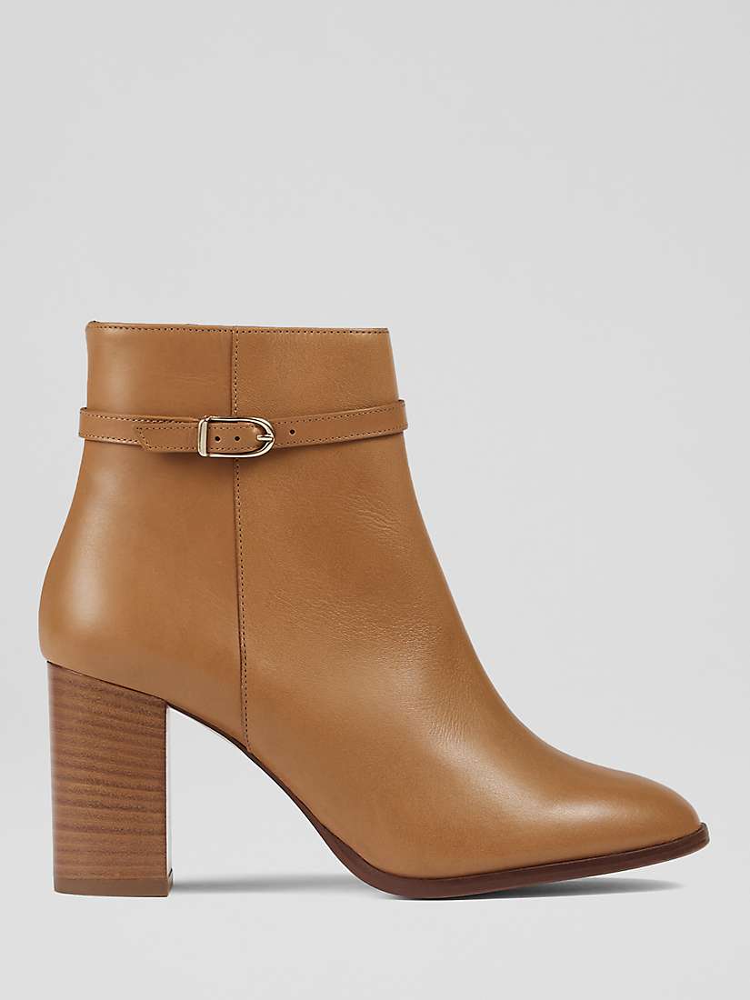 Buy L.K.Bennett Bryony Leather Ankle Boots Online at johnlewis.com