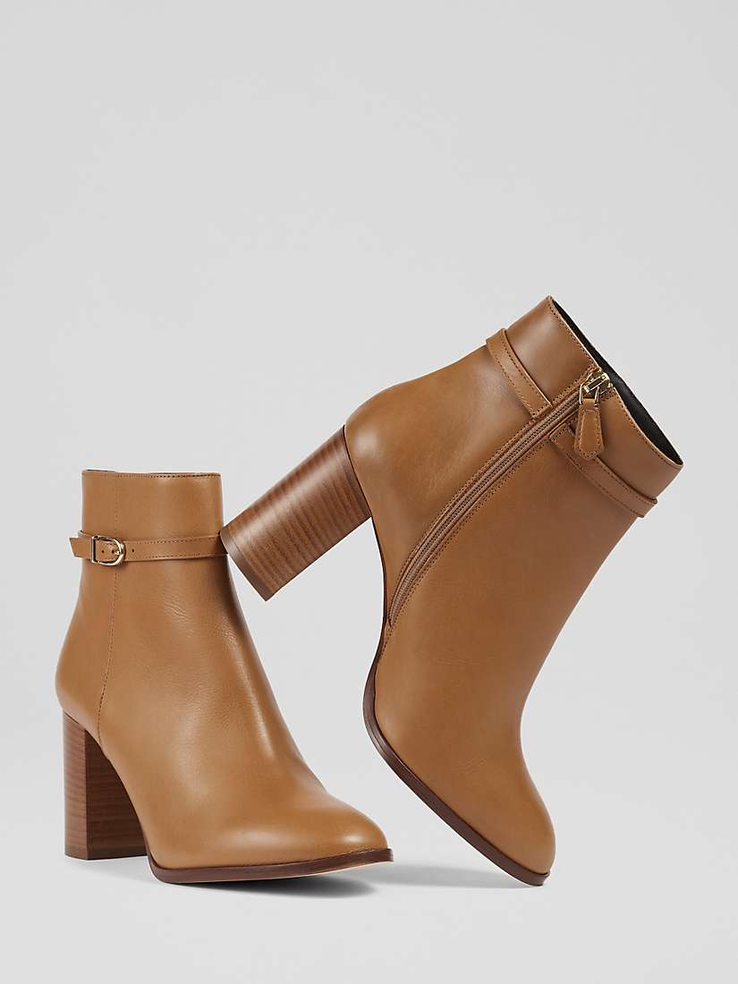 Buy L.K.Bennett Bryony Leather Ankle Boots Online at johnlewis.com