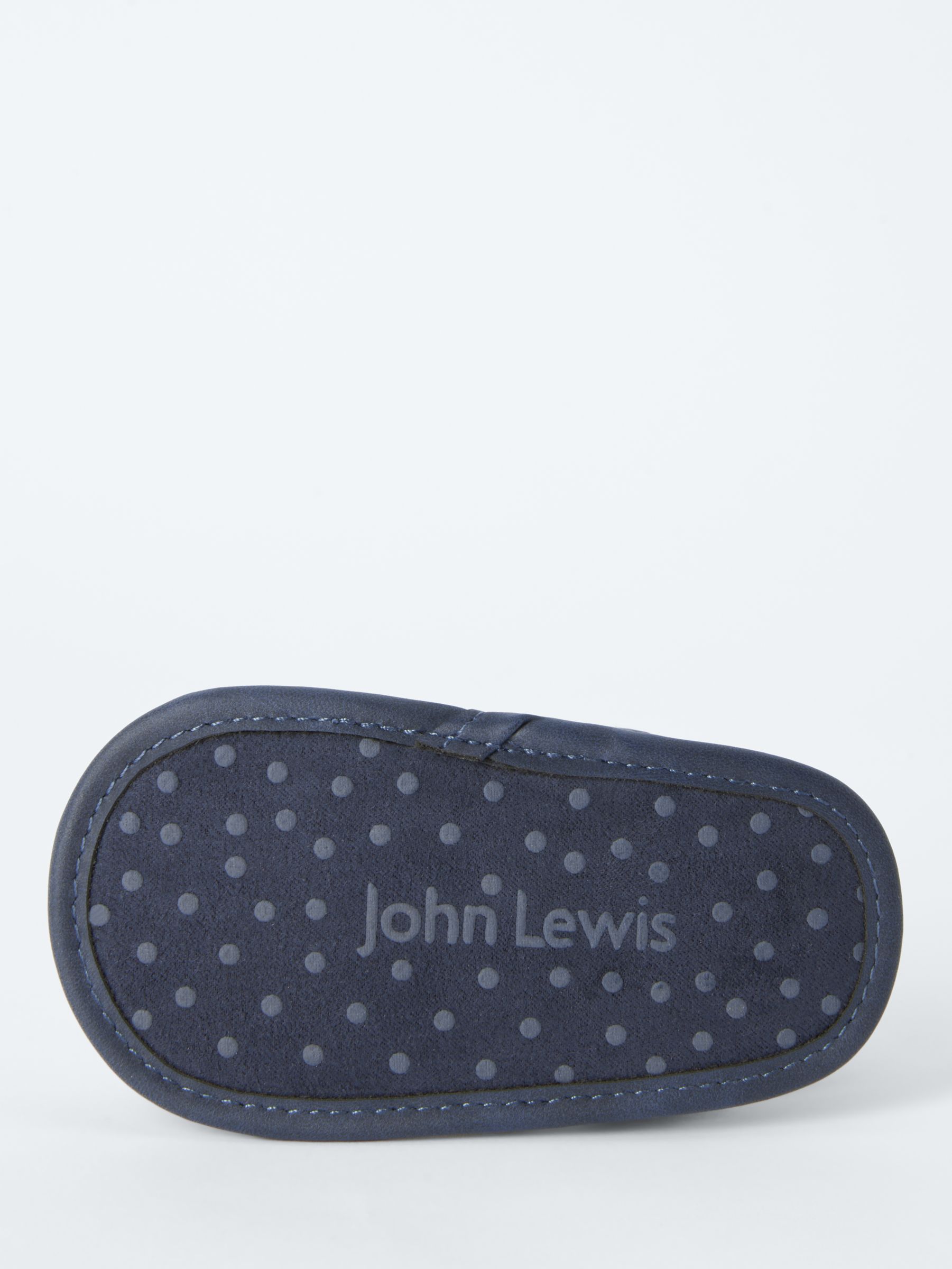 John Lewis Baby Cage Sandals, Blue, 0-3 months
