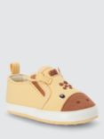 John Lewis Baby Giraffe Shoes, Yellow, Yellow