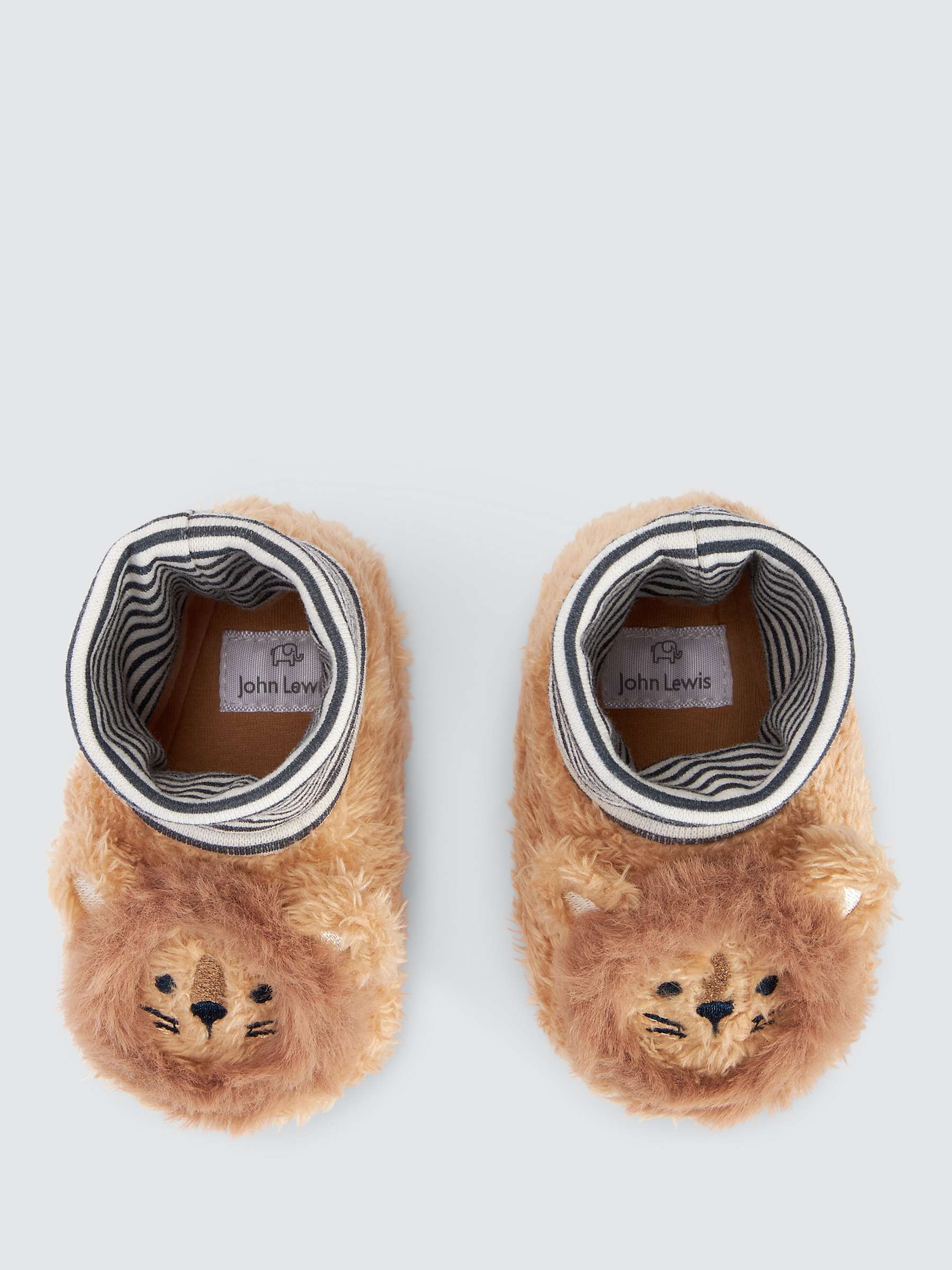 Buy John Lewis Baby Lion Sock Top Shoes, Multi Online at johnlewis.com