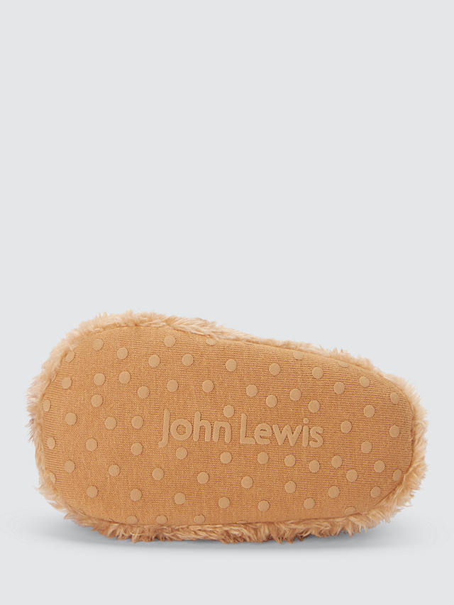 John Lewis Baby Lion Sock Top Shoes, Multi