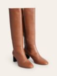 Boden Erica Knee High Leather Boots, Tan