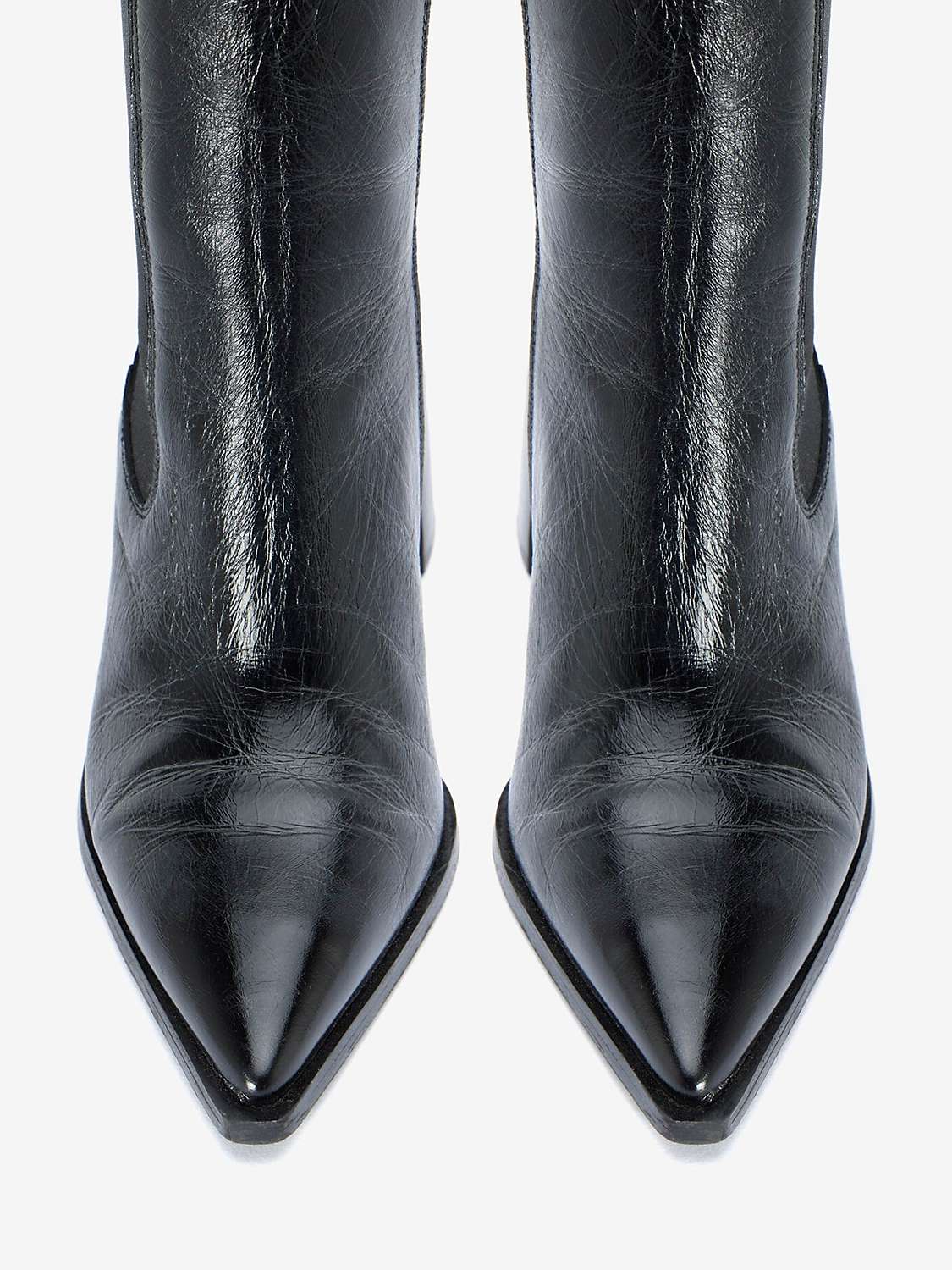 Buy Mint Velvet Pointed Toe Leather Ankle Boots Online at johnlewis.com