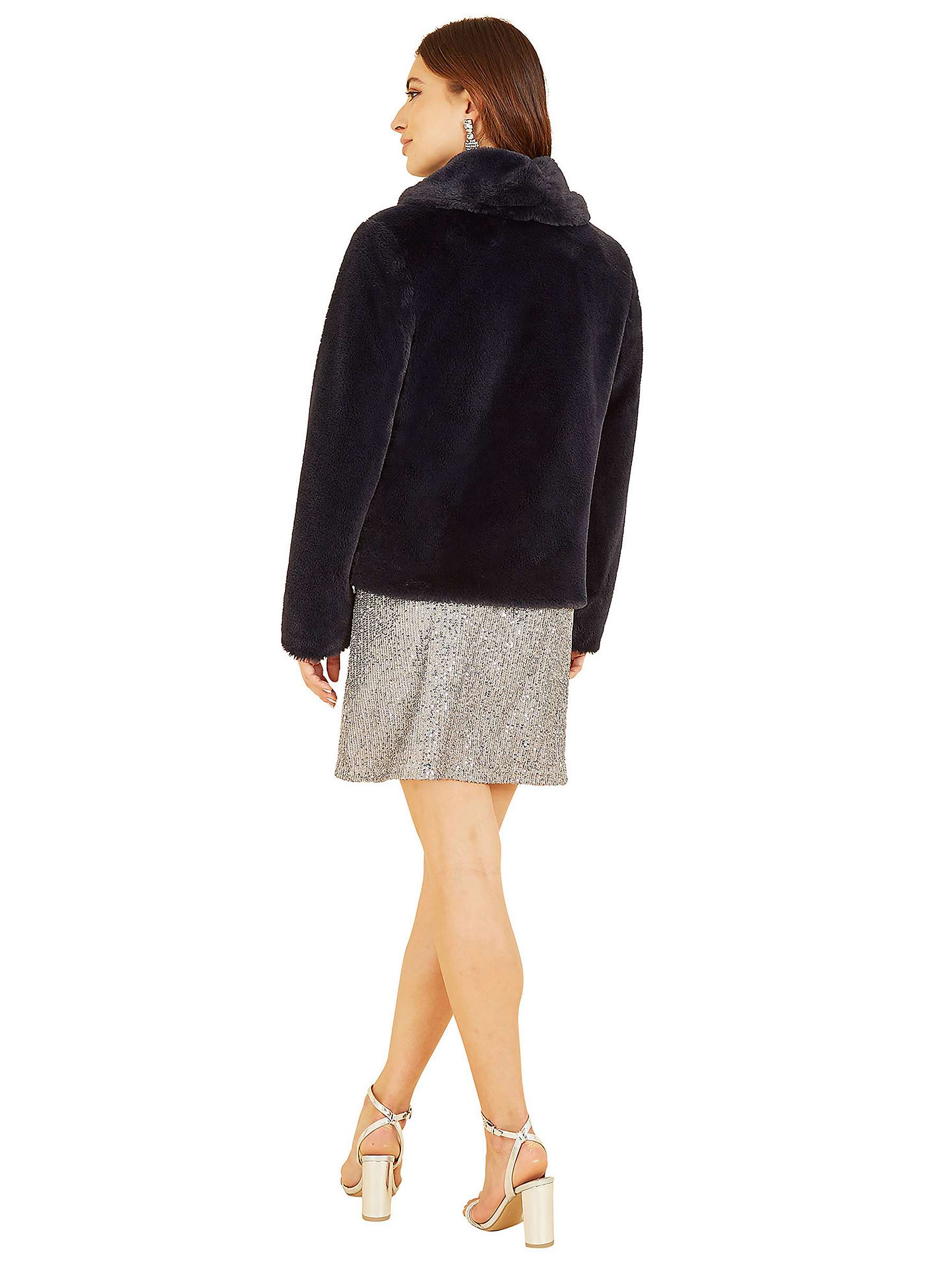 Buy Yumi Short Wrap Faux Fur Coat Online at johnlewis.com