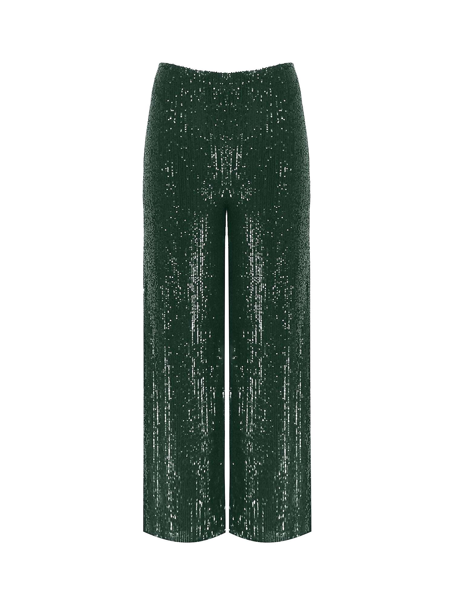 Buy Live Unlimited Curve Sequin Trousers, Green Online at johnlewis.com