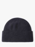 Brora Cashmere Beanie, Midnight