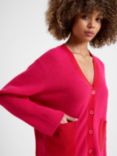 Great Plains Winter Knit Cardigan, Crimson Rose