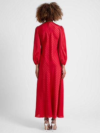Great Plains Candy Cane Striped Maxi Dress, Crimson