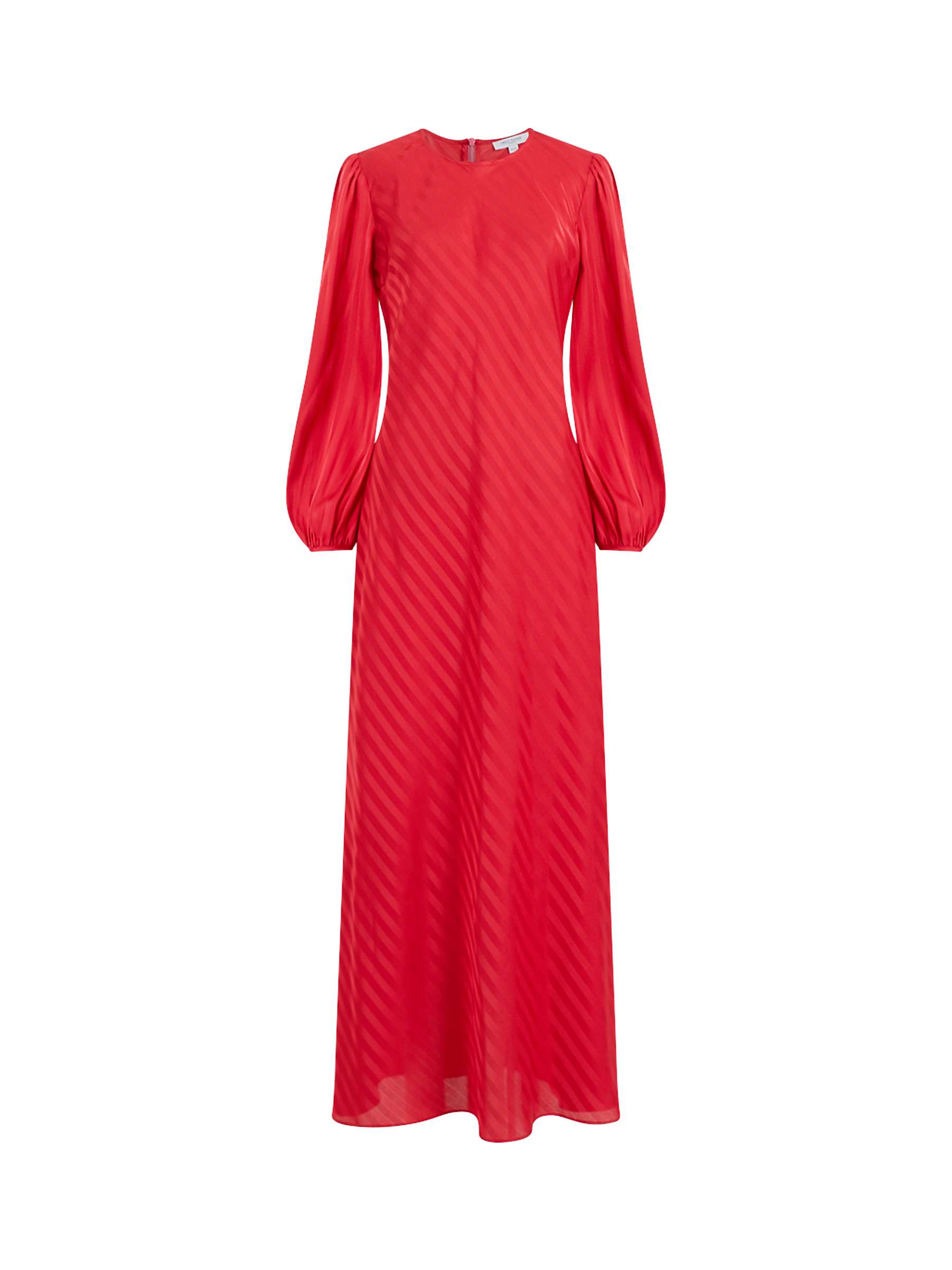 Buy Great Plains Candy Cane Striped Maxi Dress, Crimson Online at johnlewis.com