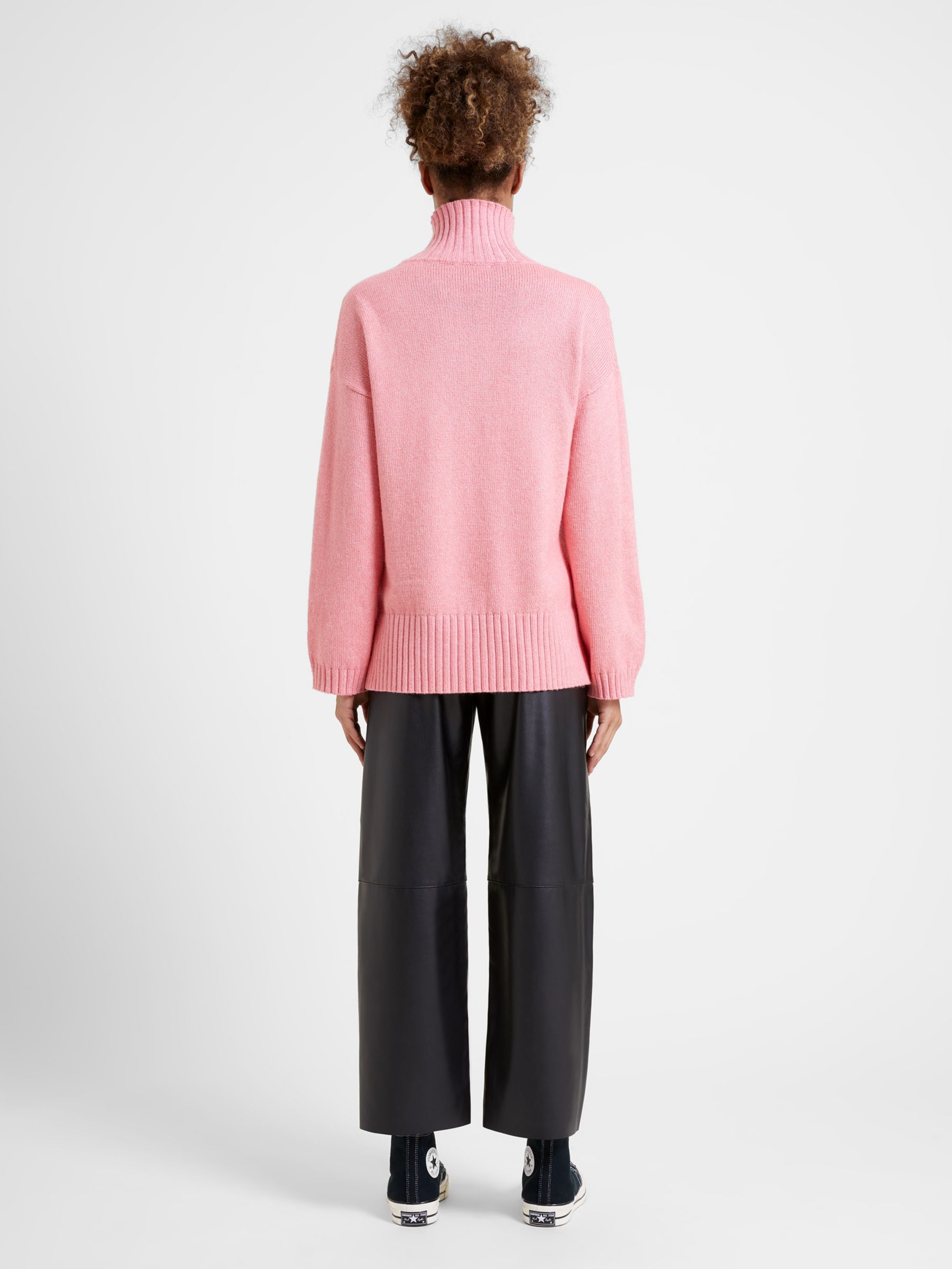 Buy Great Plains Cable Knit Jumper, Pink Ice Online at johnlewis.com