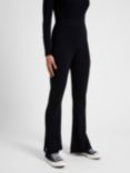 Great Plains Ensley Knit High Waist Trousers, Black