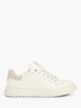 Calvin Klein Kids' CKJ Low Lace-Up Trainers, Ivory/Taupe
